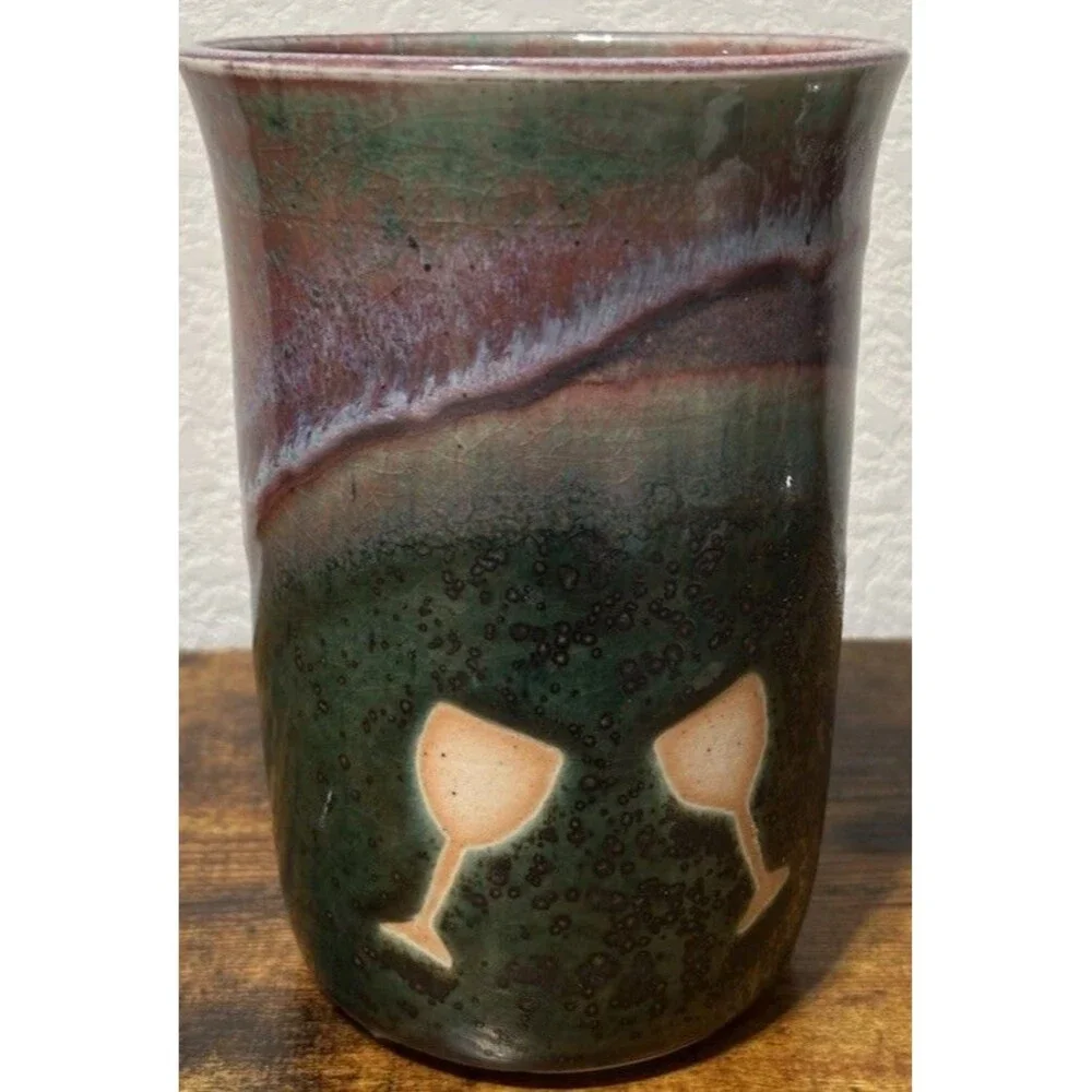 Studio Pottery by Susan. Wine Chiller.
